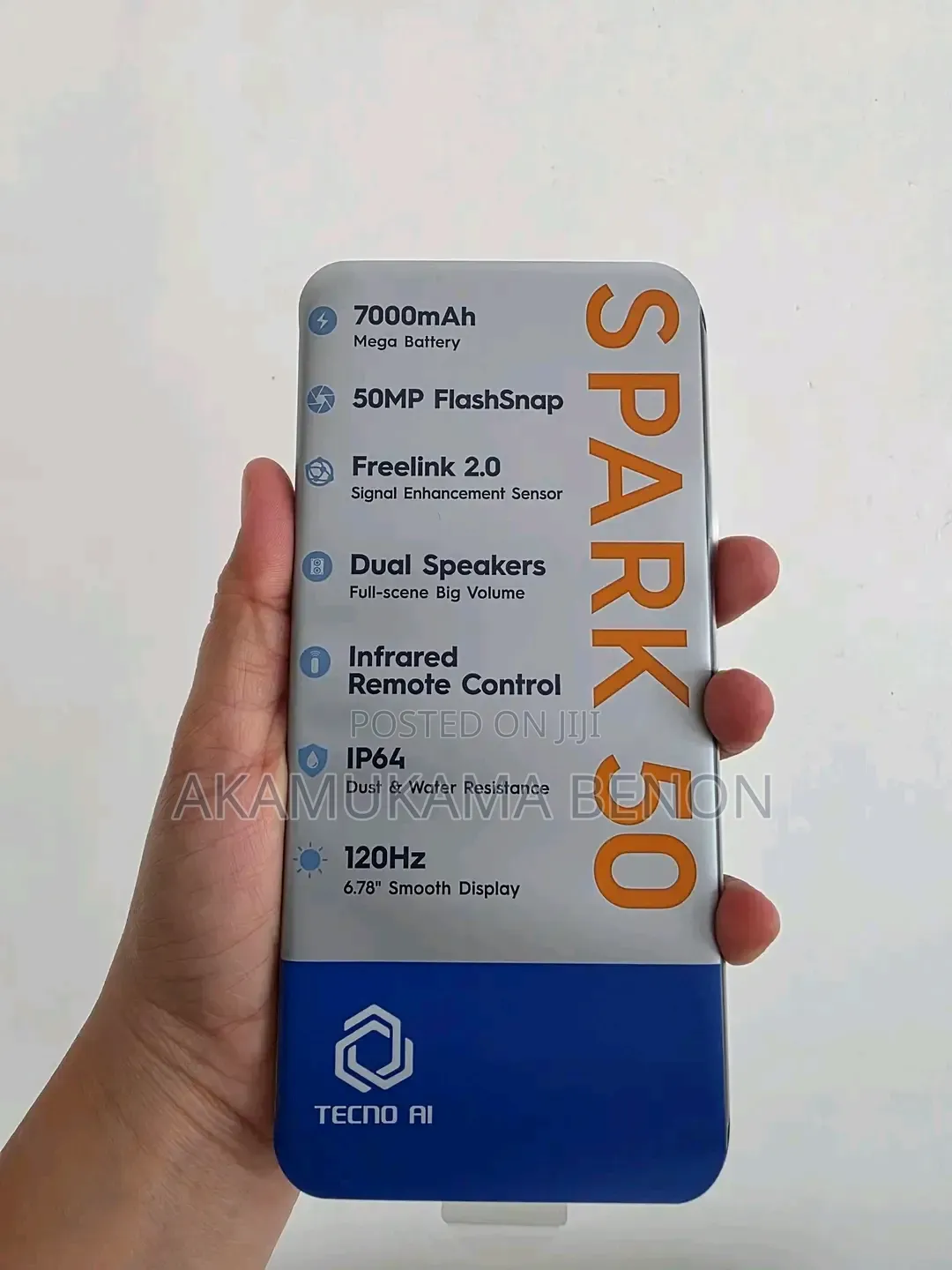 New Tecno Spark 50 128 GB Orange
