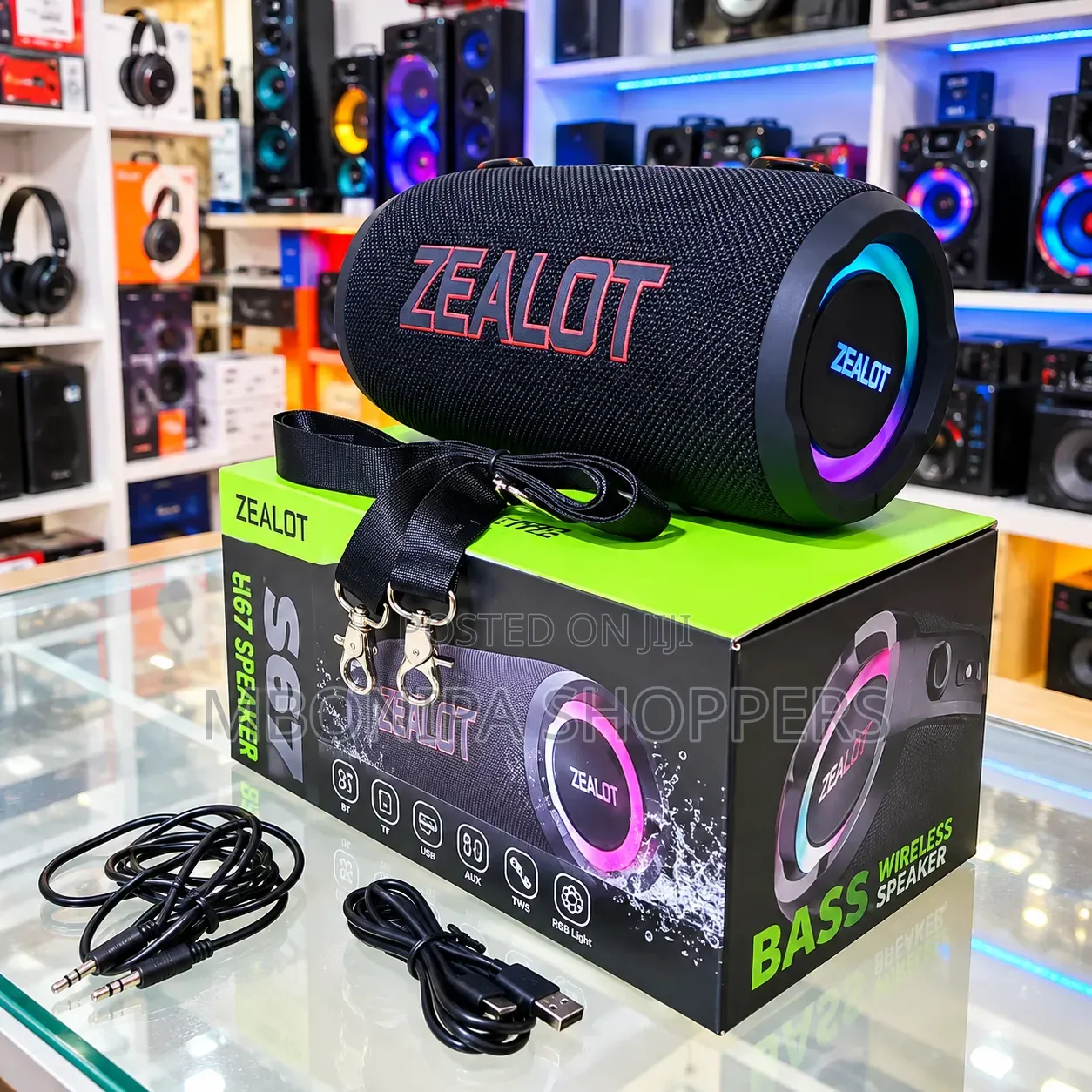 ZEALOT S67 Portable Wireless Bass Speaker With RGB Lights