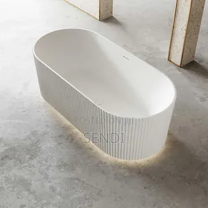 Fluted Freestanding Bathtub