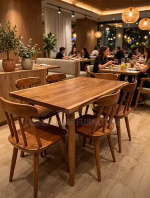 6 Seater Solid Mugavu Dining Table
