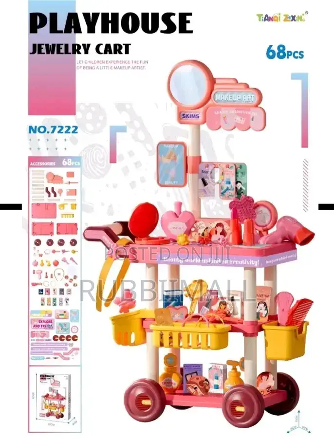 Kids Play House Jewelry Chart