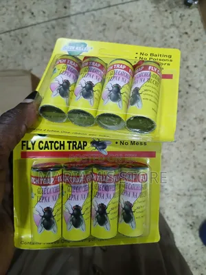 Green Killer Fly Catch Trap Sticky Ribbon Tubes.