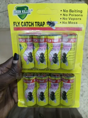 Green Killer Fly Catch Trap Sticky Ribbon Tubes.
