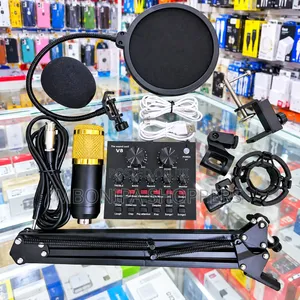 V8 Condenser Microphone & Professional Podcast Recording Kit