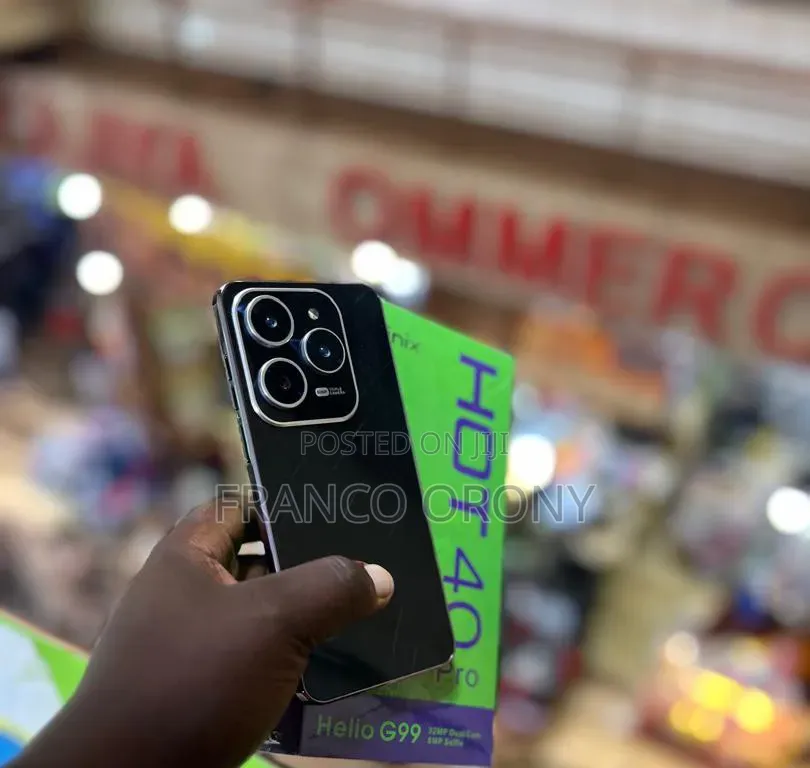 New Infinix Hot 40 Pro 256 GB Black
