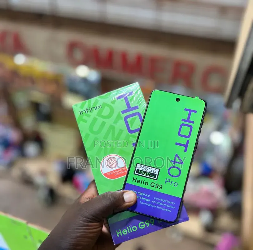 New Infinix Hot 40 Pro 256 GB Black