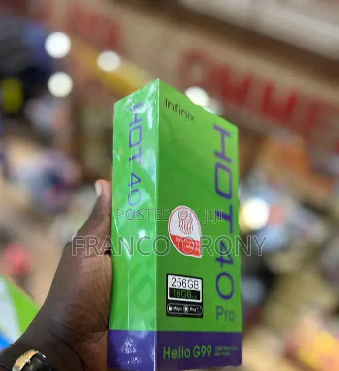 New Infinix Hot 40 Pro 256 GB Black