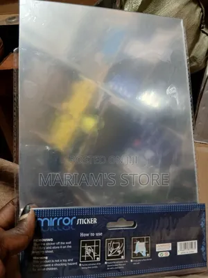 Flexible, Self-Adhesive Acrylic Mirror Sticker .