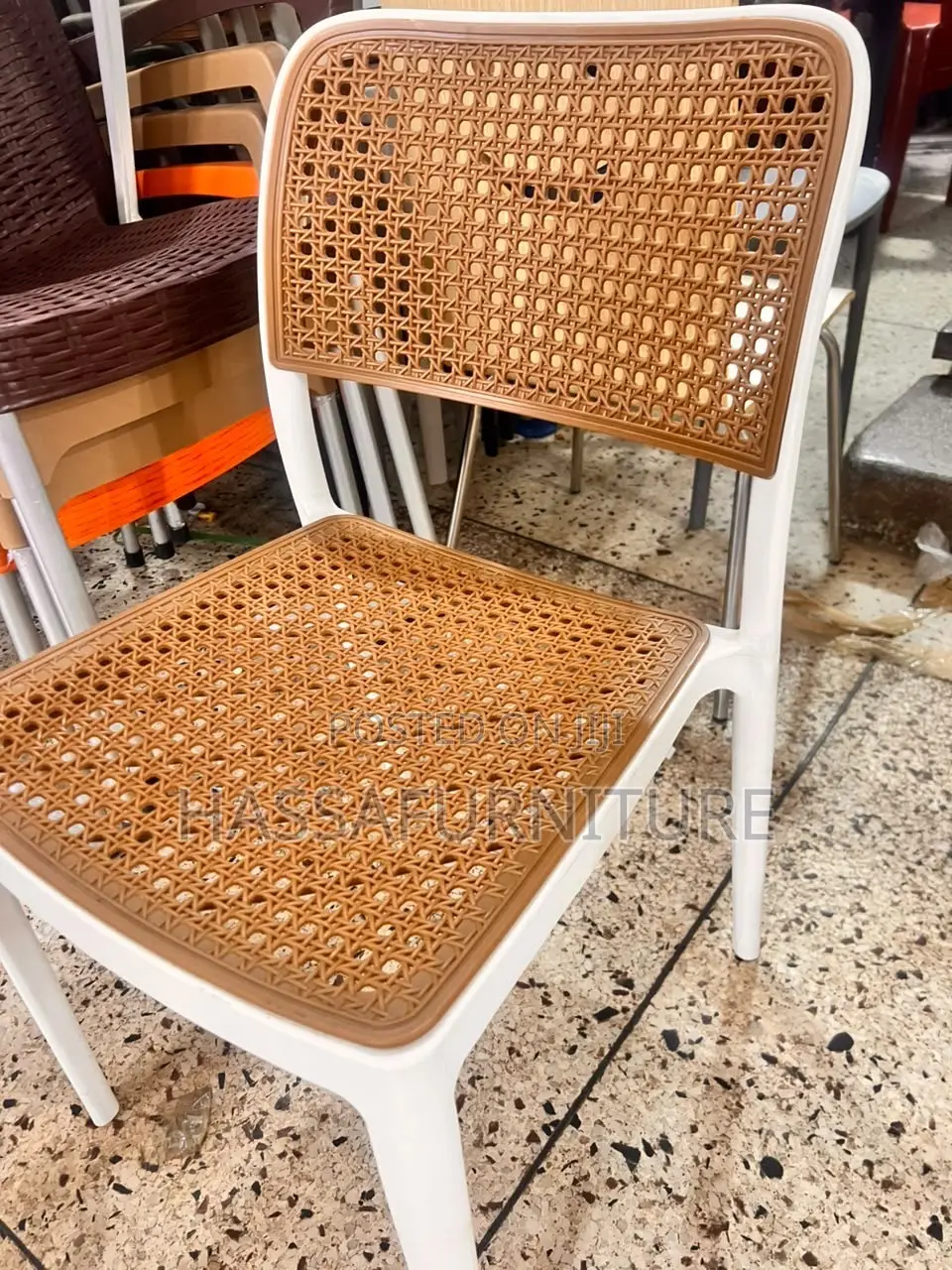 Ergonomic Plastic Chair Armless