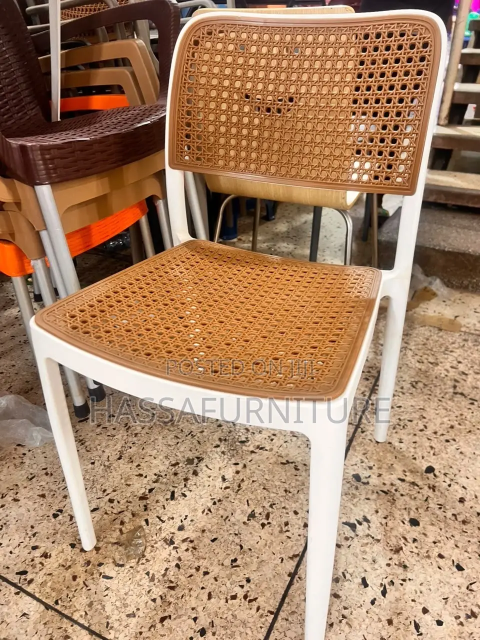 Ergonomic Plastic Chair Armless