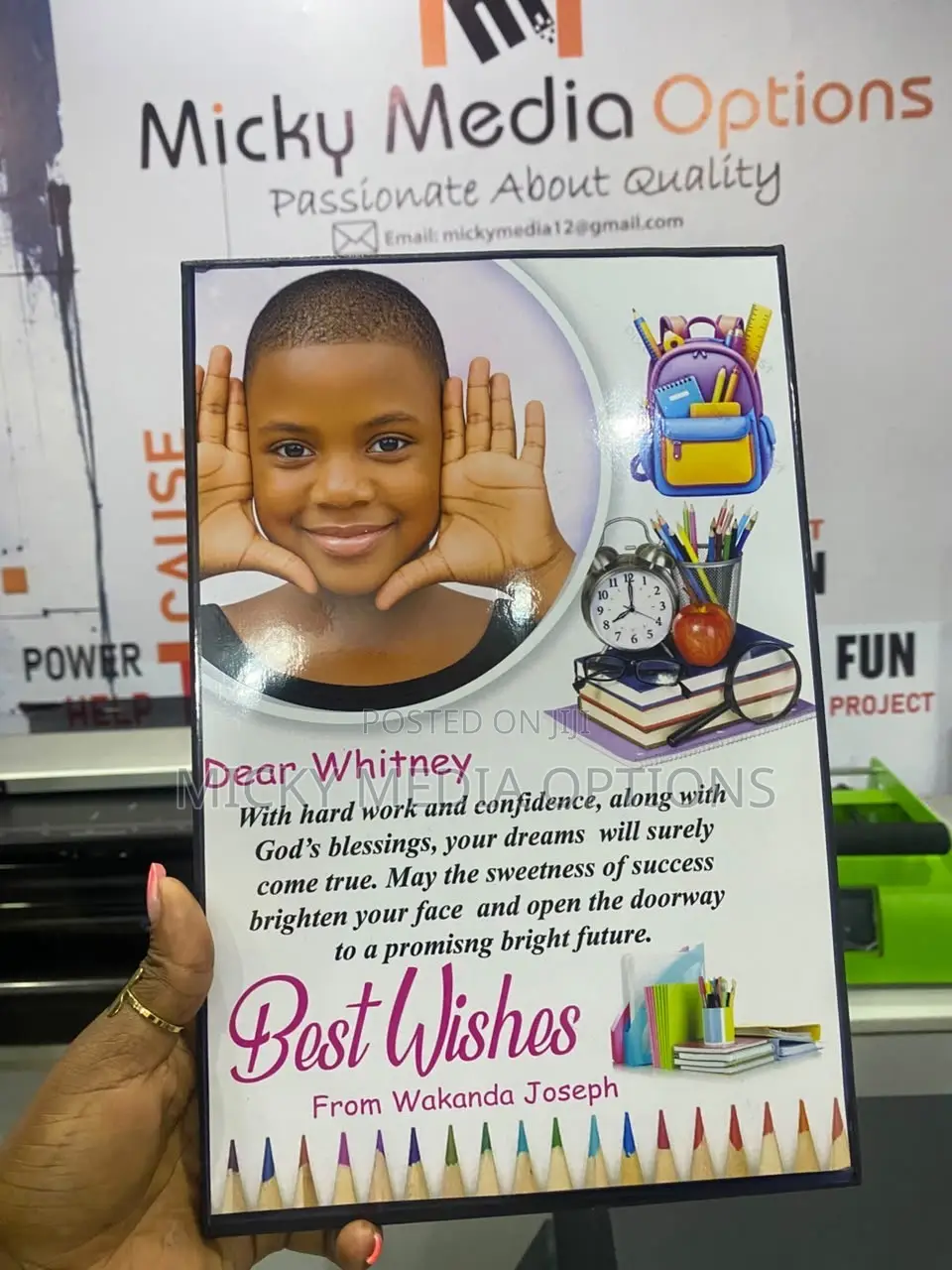 Customizable Success Card Gifts