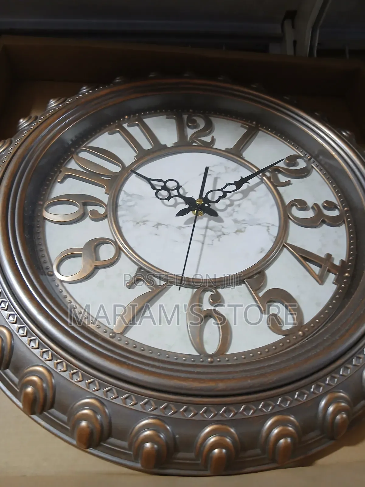 Gold Decorative Wall Clock