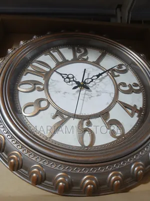Gold Decorative Wall Clock