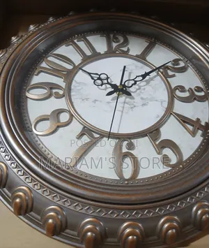 Gold Decorative Wall Clock