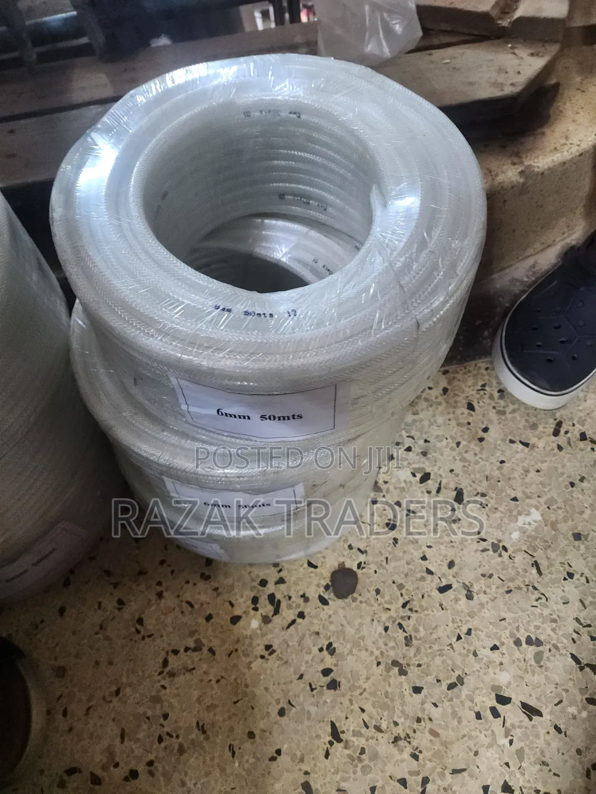 Clear Flexible Plastic Pipe for Water,gas Delivery 6mm 50meters