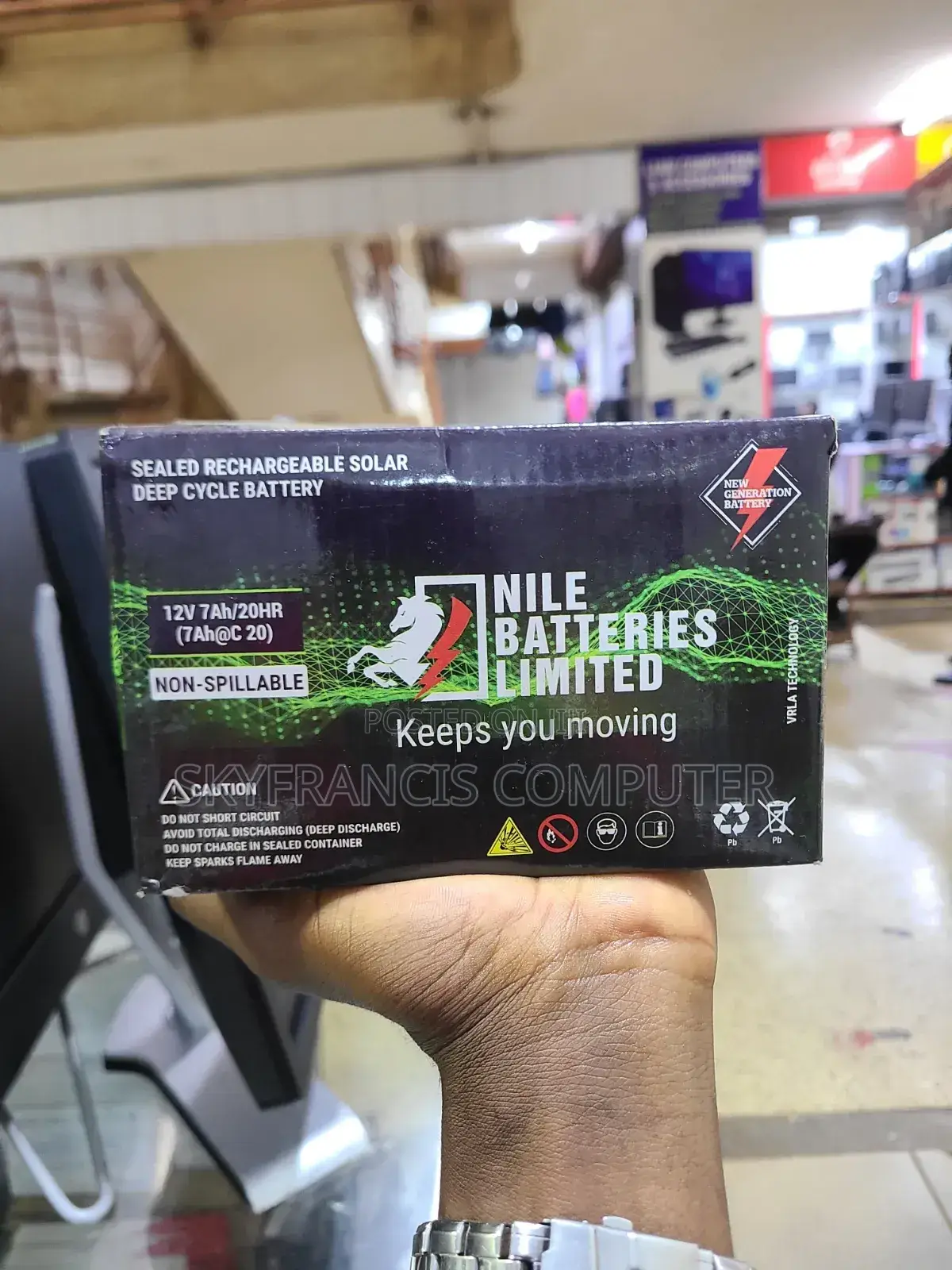 UPS BATTERIES 12v/7Ah Nile