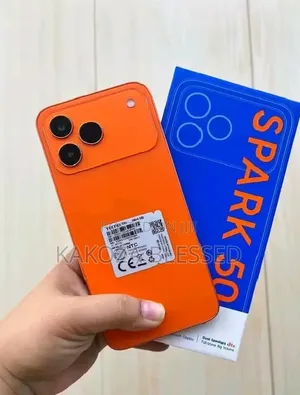 New Tecno Spark 50 128 GB Orange