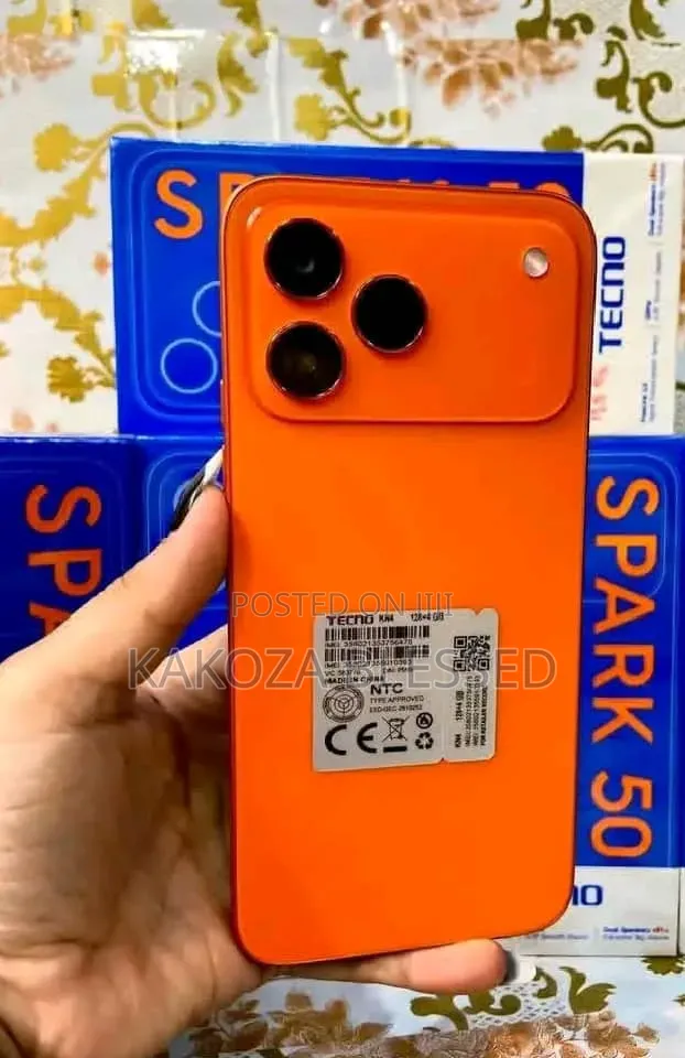New Tecno Spark 50 128 GB Orange