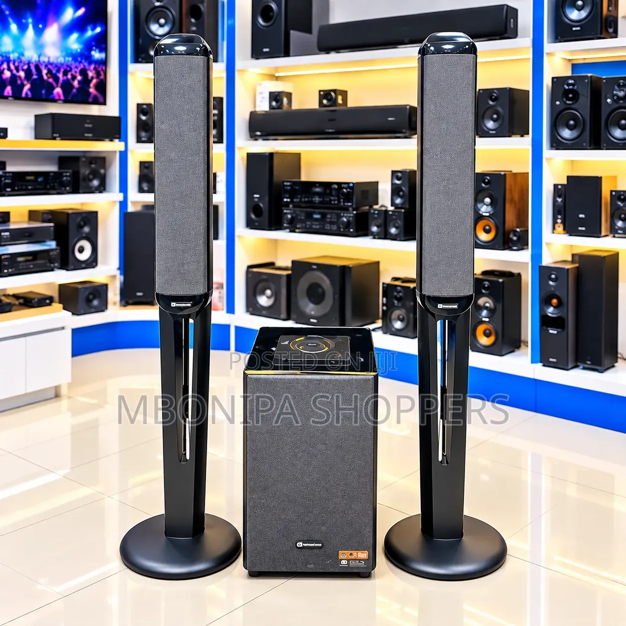 Sayona 2.1Ch Home Theater System With Tower Speakers & Subwoofer