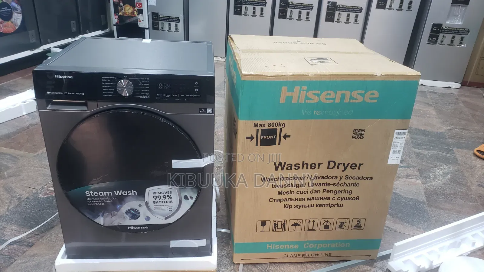Washing Merchine 10kgs Hisence Wash and Dry