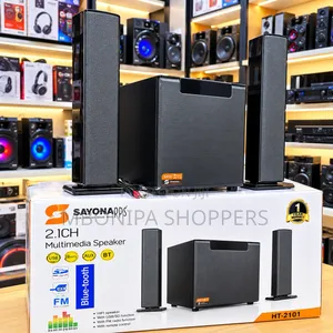 SAYONAPPS 2.1CH Multimedia Bluetooth Speaker System – HT-2101