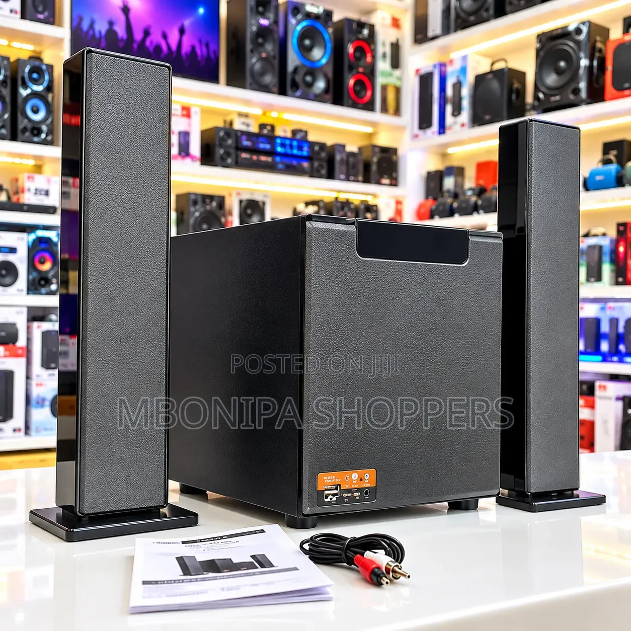 SAYONAPPS 2.1CH Multimedia Bluetooth Speaker System – HT-2101