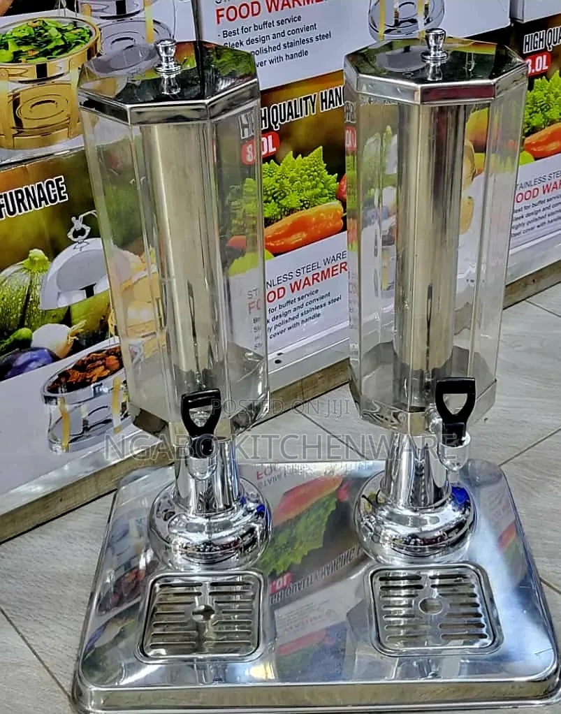 Glass Juice Dispenser.