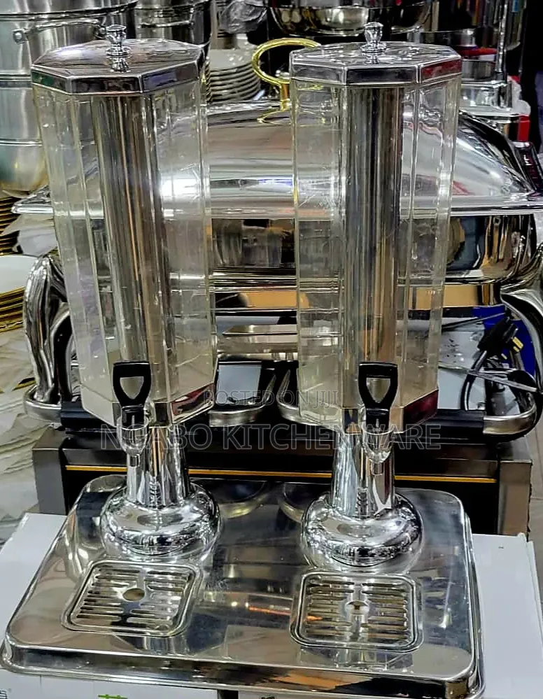 Glass Juice Dispenser.