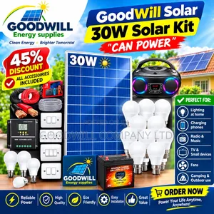 30w Home Power Solar Kit Full System