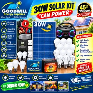30w Home Power Solar Kit Full System