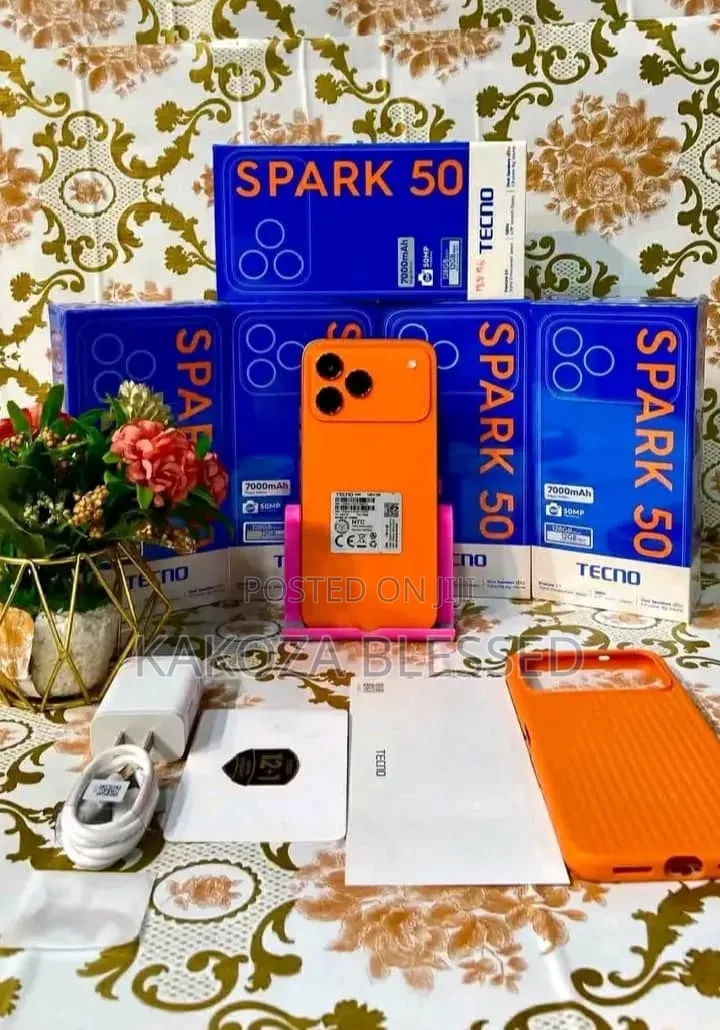 New Tecno Spark 50 128 GB Orange