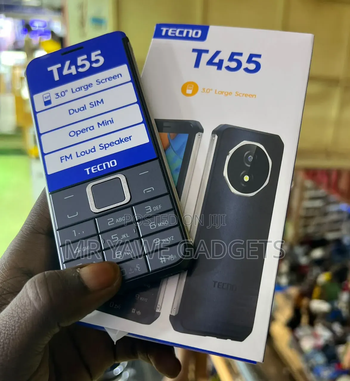 New Tecno T455 Black