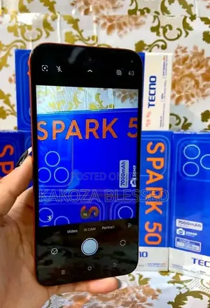New Tecno Spark 50 128 GB Black