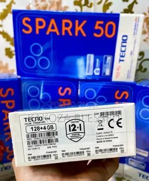 New Tecno Spark 50 128 GB Black