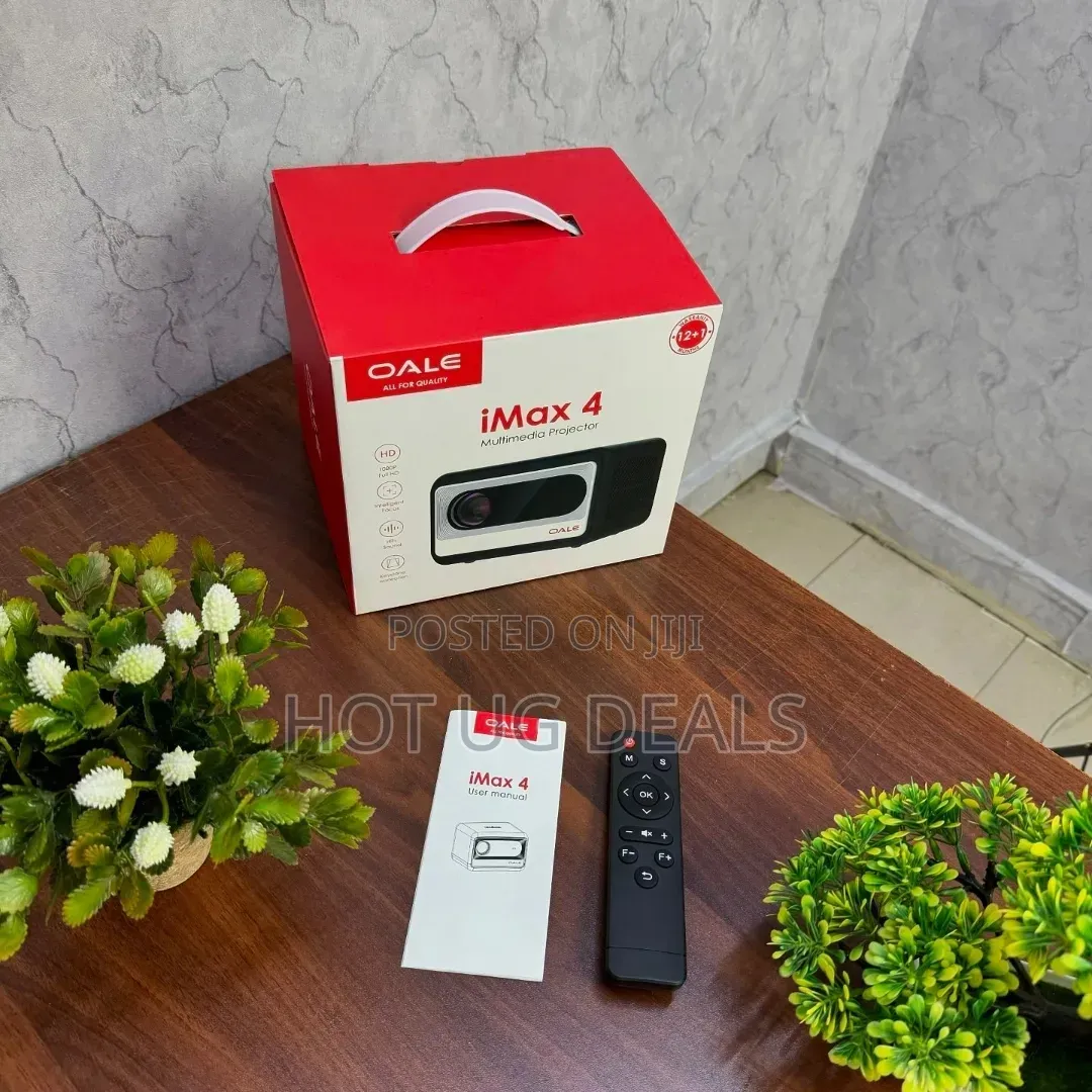 OALE 4 Portable LED Projector – Mini Smart Movie & Gaming Projector
