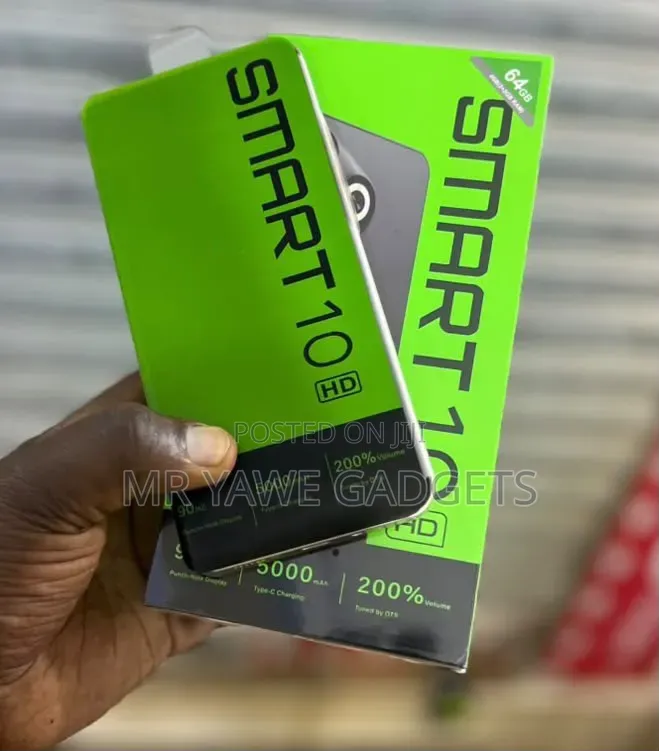 New Infinix Smart 10 HD 64 GB Black