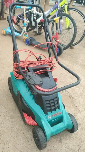 UK Used Bosch Rotak 34 Corded Electric Lawnmower.