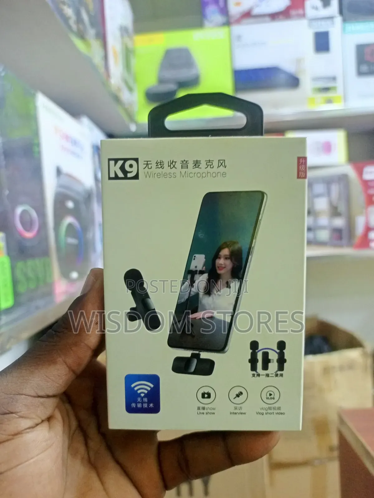 K9 Wireless Lavalier Vlogging Microphone