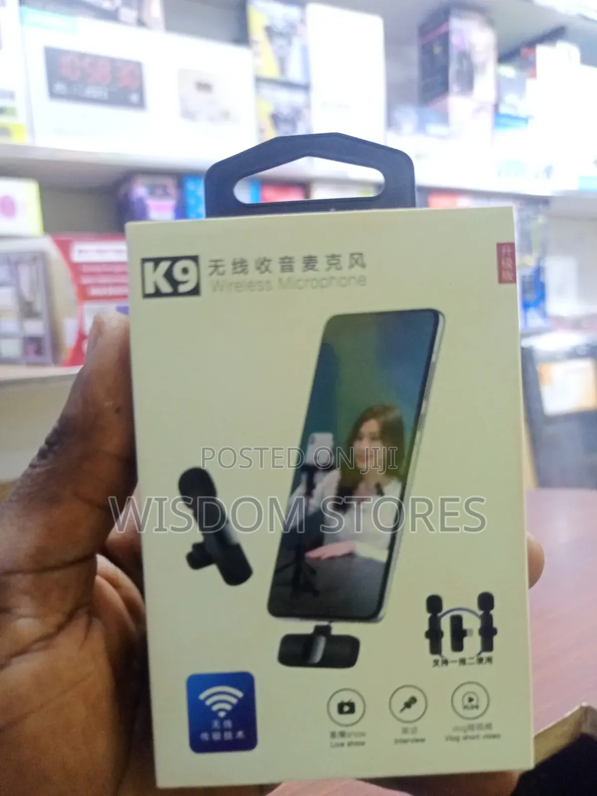 K9 Wireless Lavalier Vlogging Microphone