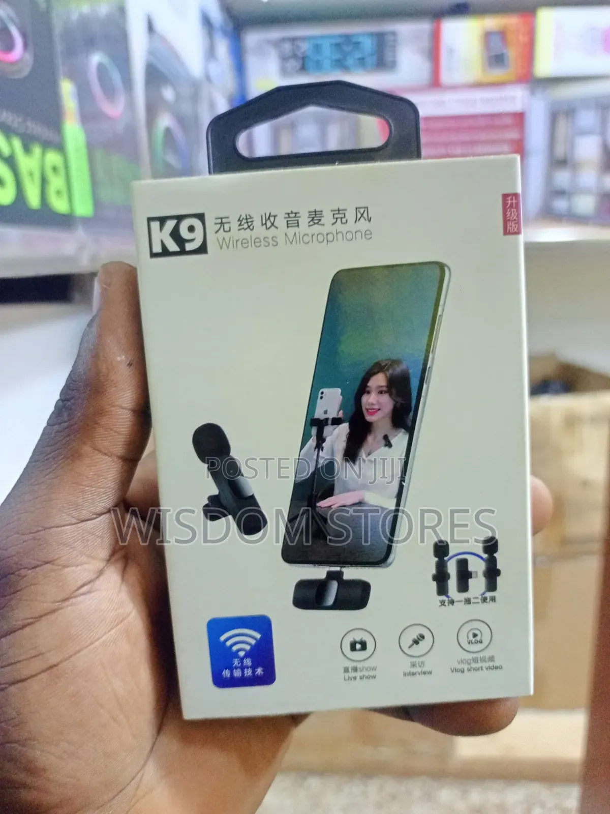 K9 Wireless Lavalier Vlogging Microphone