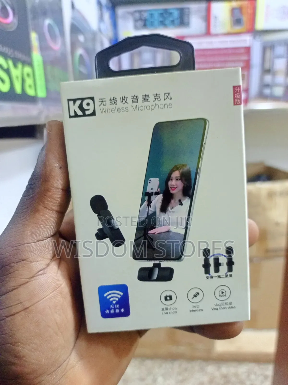 K9 Wireless Lavalier Vlogging Microphone