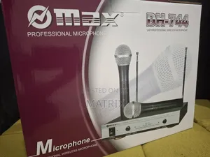 Omax Professional Wireless Microphone 2 Mics DH - 744