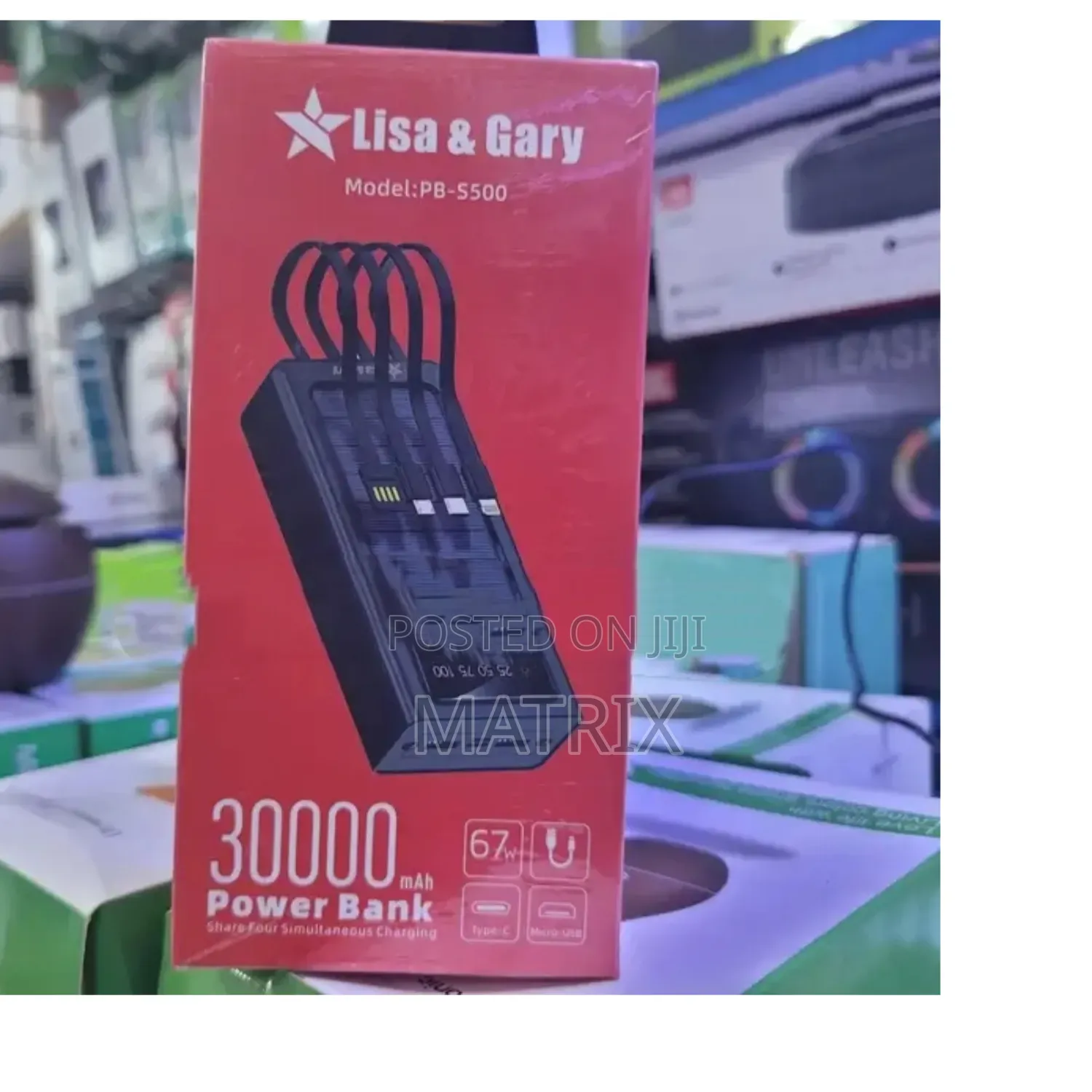 30000mah Solar Power Bank/67w Lisa Gary Powerbank