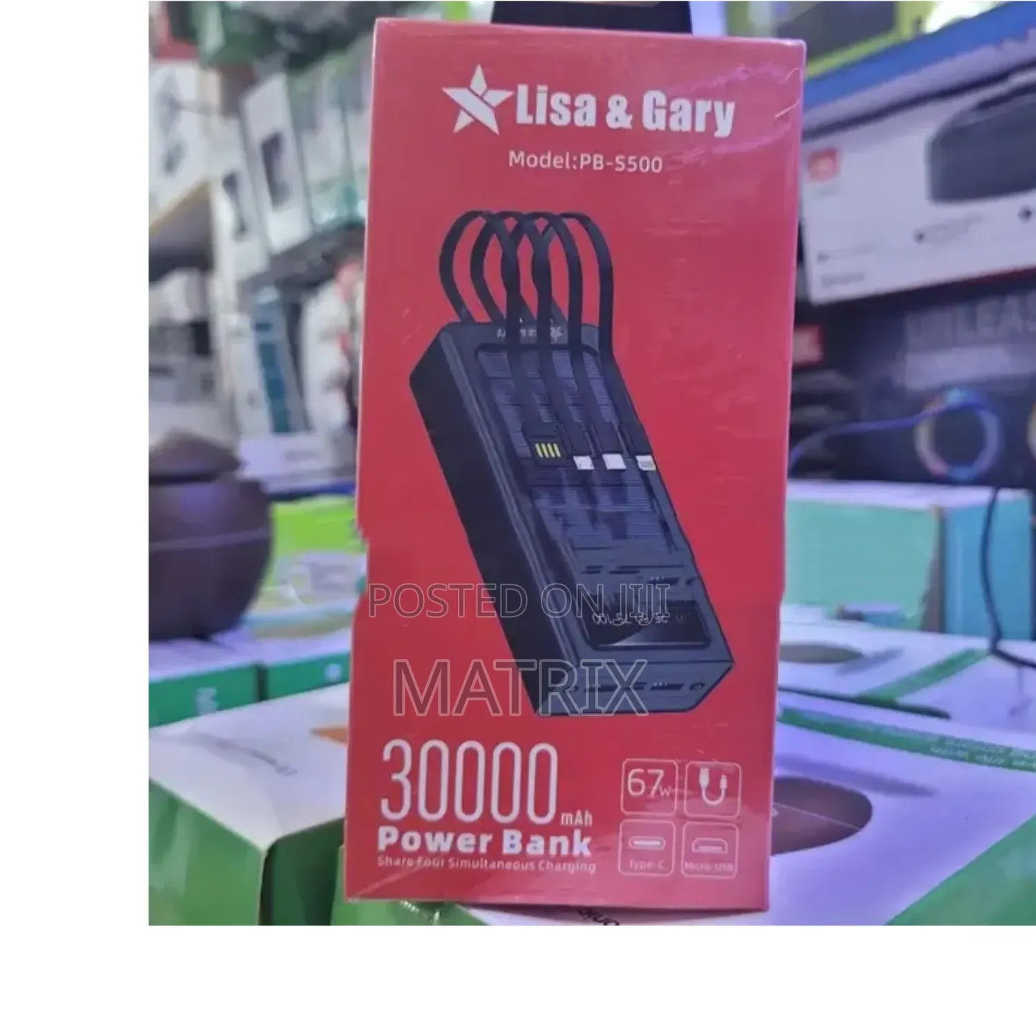 30000mah Solar Power Bank/67w Lisa Gary Powerbank