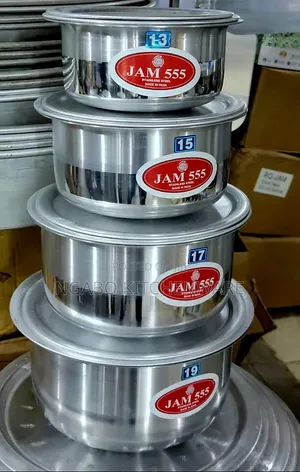 Of Silver-Colored Metal Cooking Pots