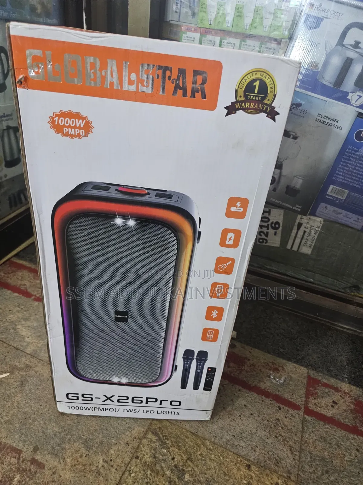 Globalstar GS-x26 Pro Rechargeable Bluetooth Speaker