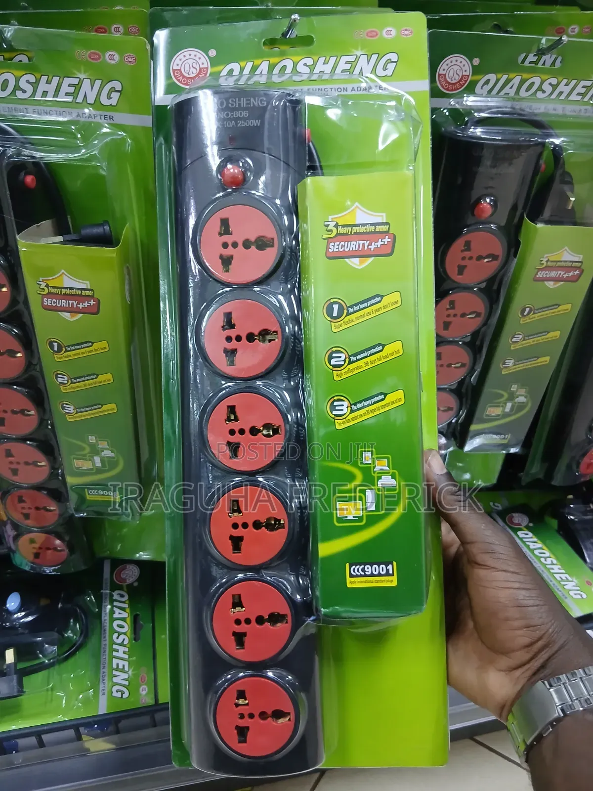 Extension Cable 6 Plugs