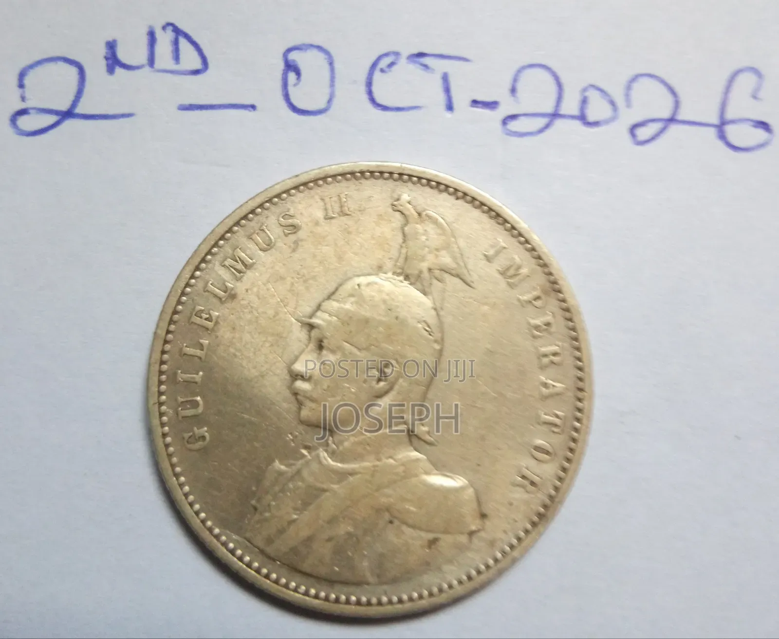 Commemorative -German East Africa Coin- Km:10- 1 Rupee , Year 1911