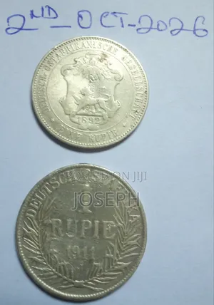 Commemorative -German East Africa Coin- Km:10- 1 Rupee , Year 1911