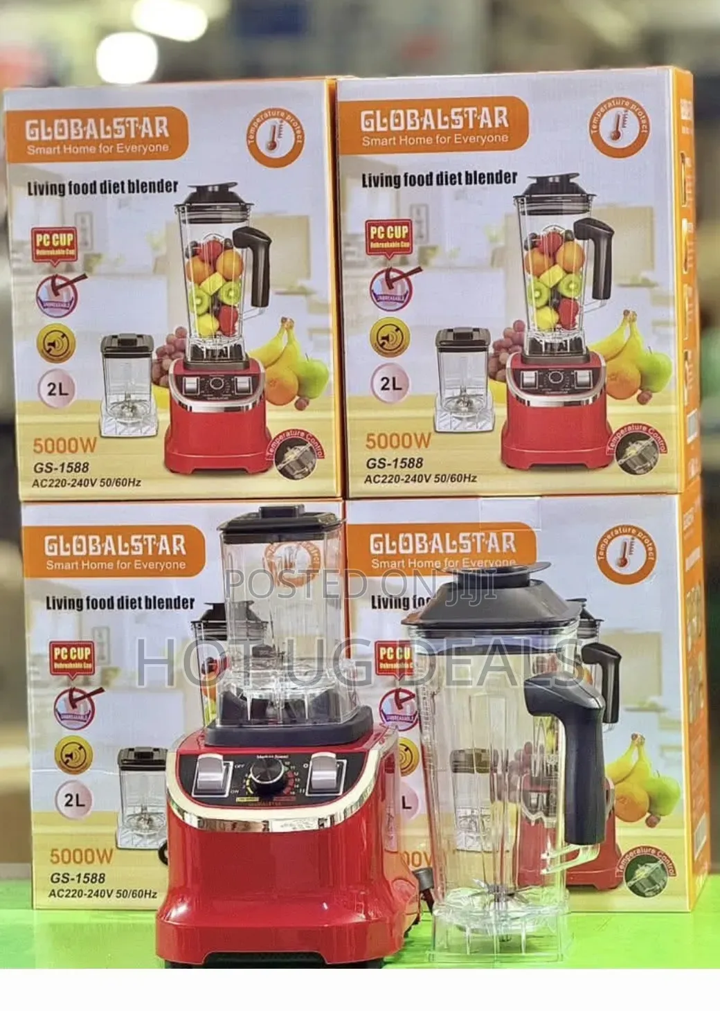 Globalstar 5000W Blender (GS-1588) | Heavy Duty Commercial Blender